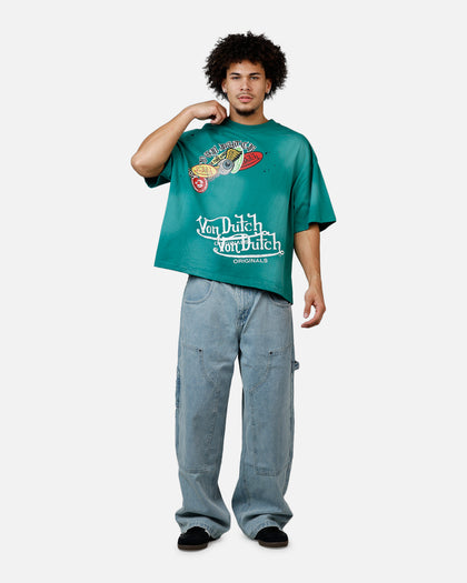 Von Dutch X Culture Kings CK T-Shirt Bottle Green