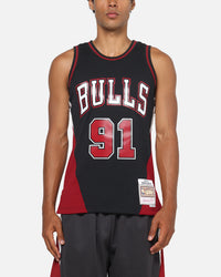 Mitchell & Ness Chicago Bulls Dennis Rodman Rave Jersey Black/Red