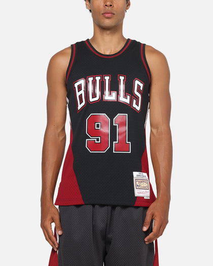Mitchell & Ness Chicago Bulls Dennis Rodman Rave Jersey Black/Red