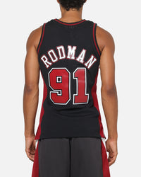 Mitchell & Ness Chicago Bulls Dennis Rodman Rave Jersey Black/Red