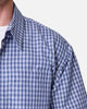 MNML Crispy Poplin Over Button Up Shirt Blue