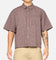 Carre Checkered Boxy Button Up Shirt Red Check