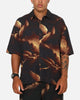Saint Morta Rapture Button Up Shirt Black/Orange