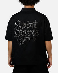Saint Morta Sanctified Button Up Shirt Black