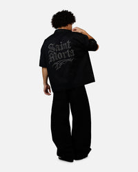 Saint Morta Sanctified Button Up Shirt Black