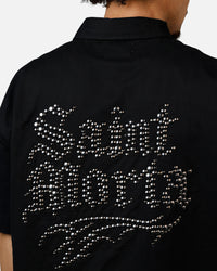 Saint Morta Sanctified Button Up Shirt Black