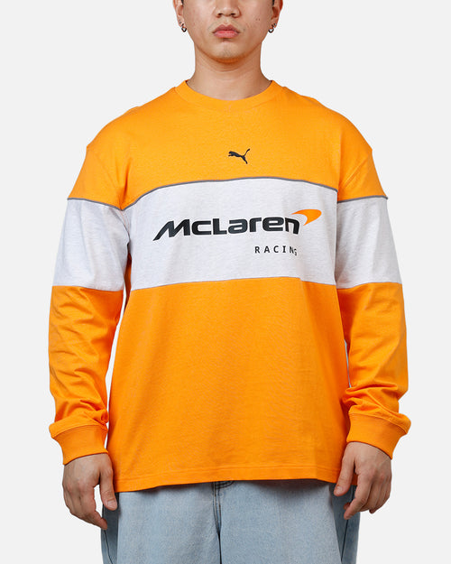 Puma X Mclaren Long Sleeve T-Shirt Papaya