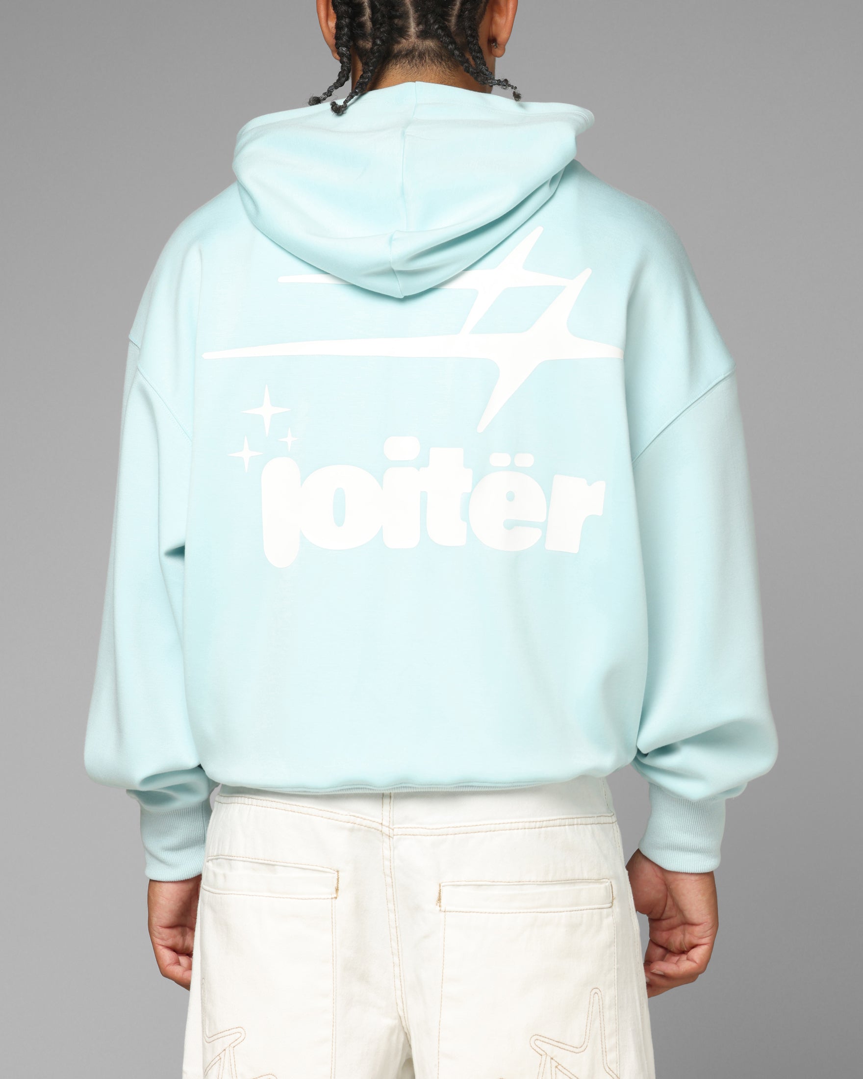 Loiter Cloud 9 Zip Hoodie Light Blue | Culture Kings US