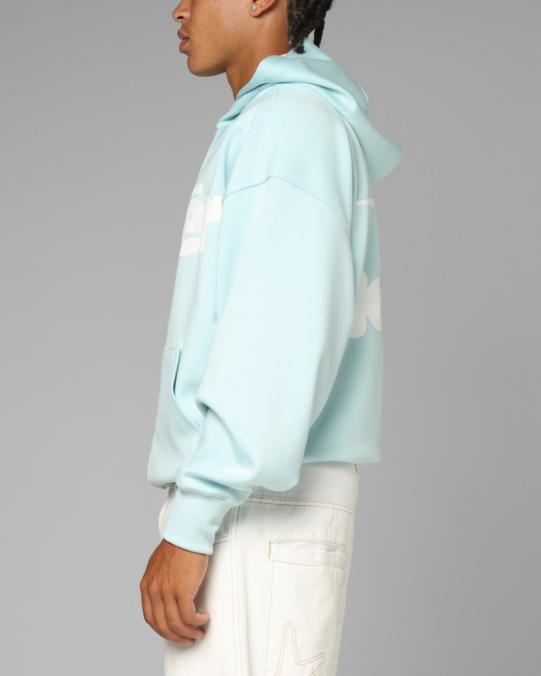 Loiter Cloud 9 Zip Hoodie Light Blue | Culture Kings US