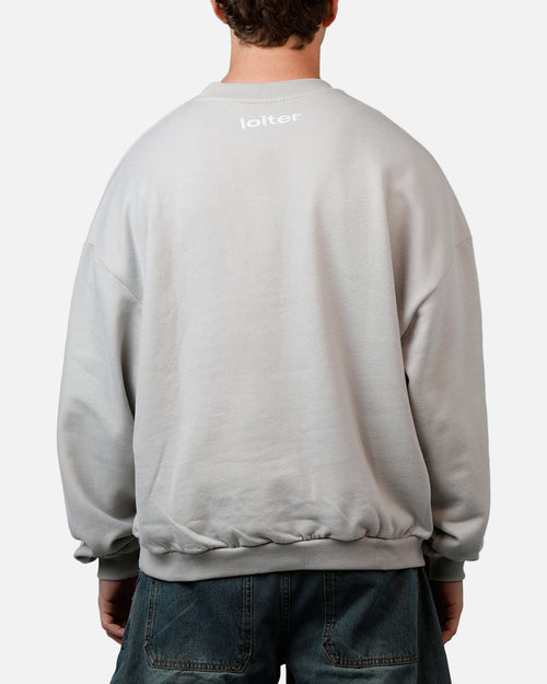 Loiter Destruct Crewneck Grey