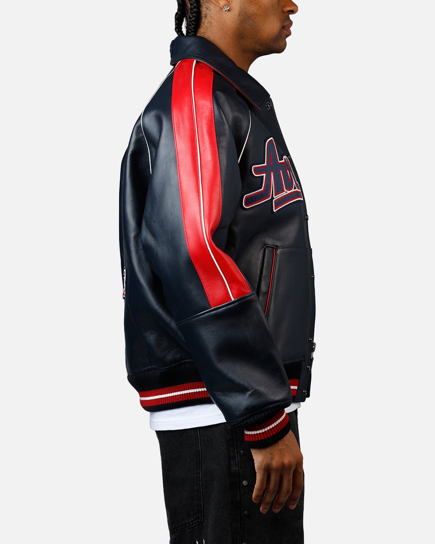 Avirex The Kings Jacket Navy/Red | Culture Kings US