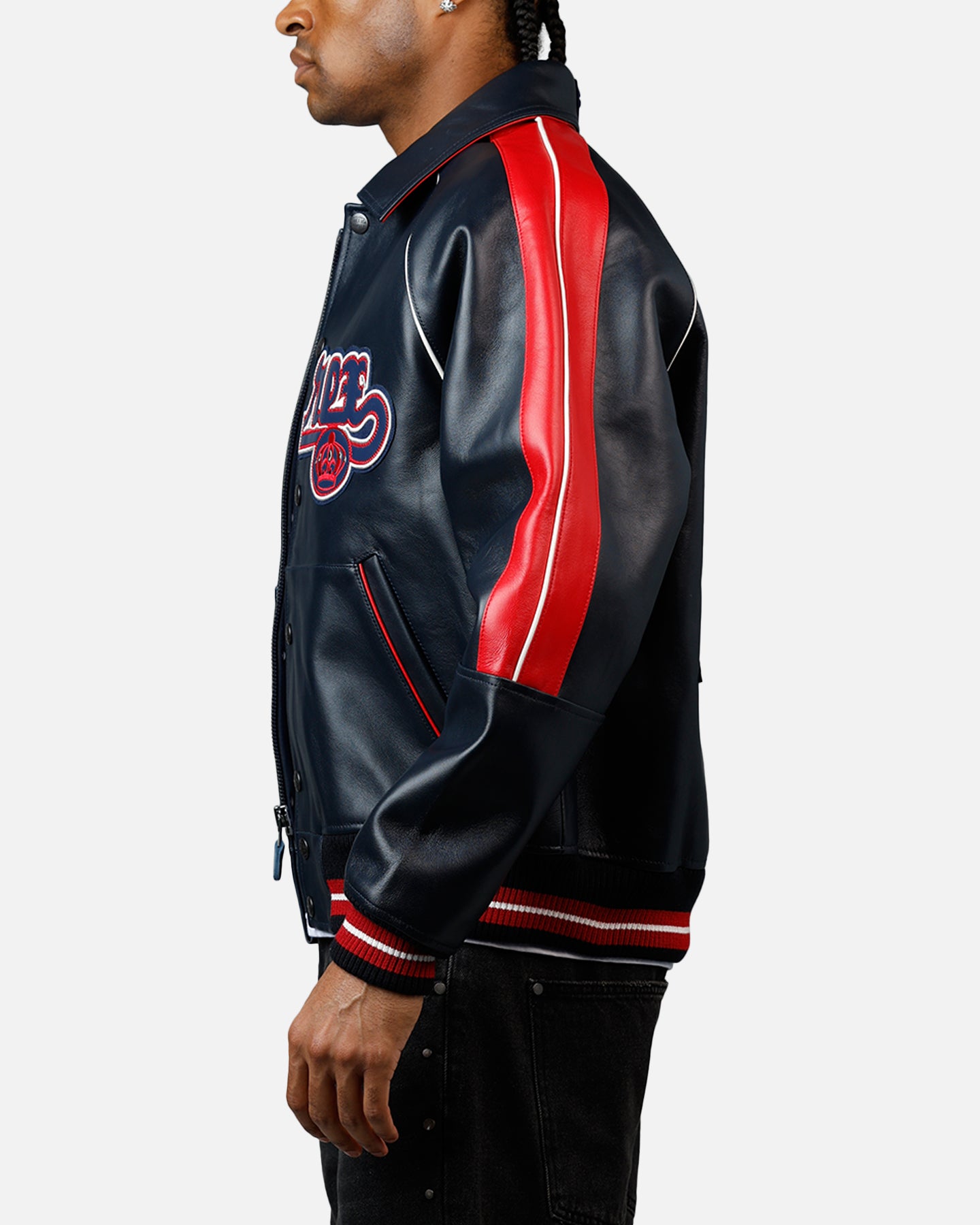 Avirex The Kings Jacket Navy/Red | Culture Kings US