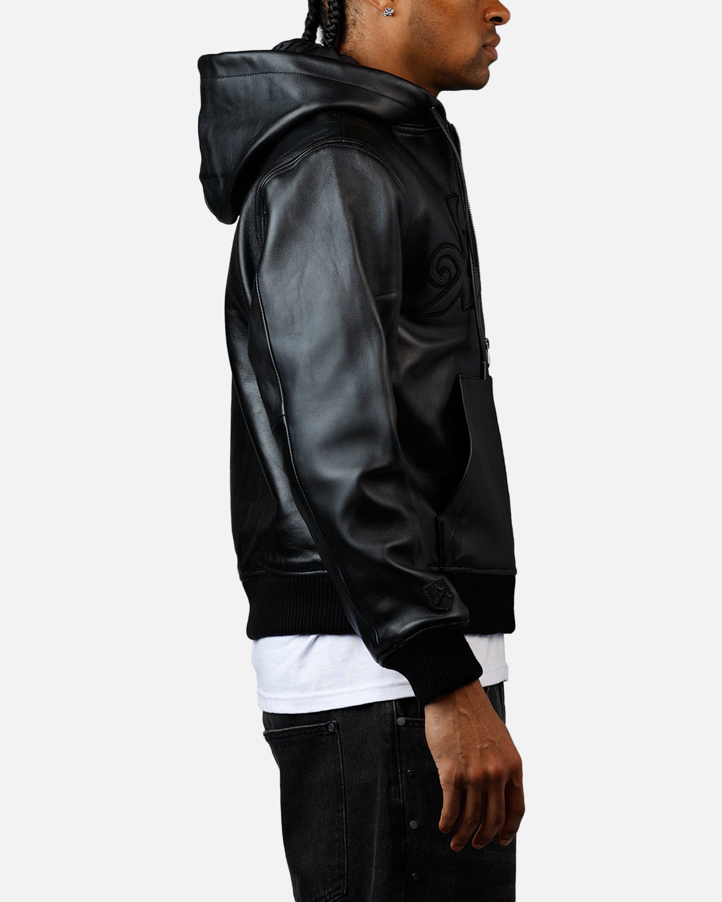 Avirex Napa Hoodie Black/Black | Culture Kings US
