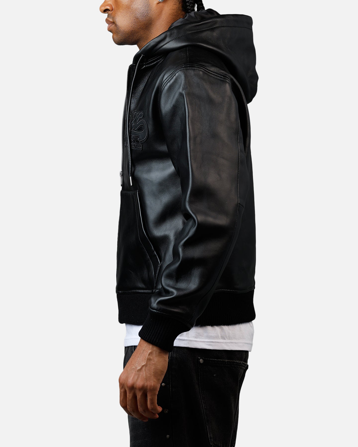 Avirex Napa Hoodie Black/Black | Culture Kings US