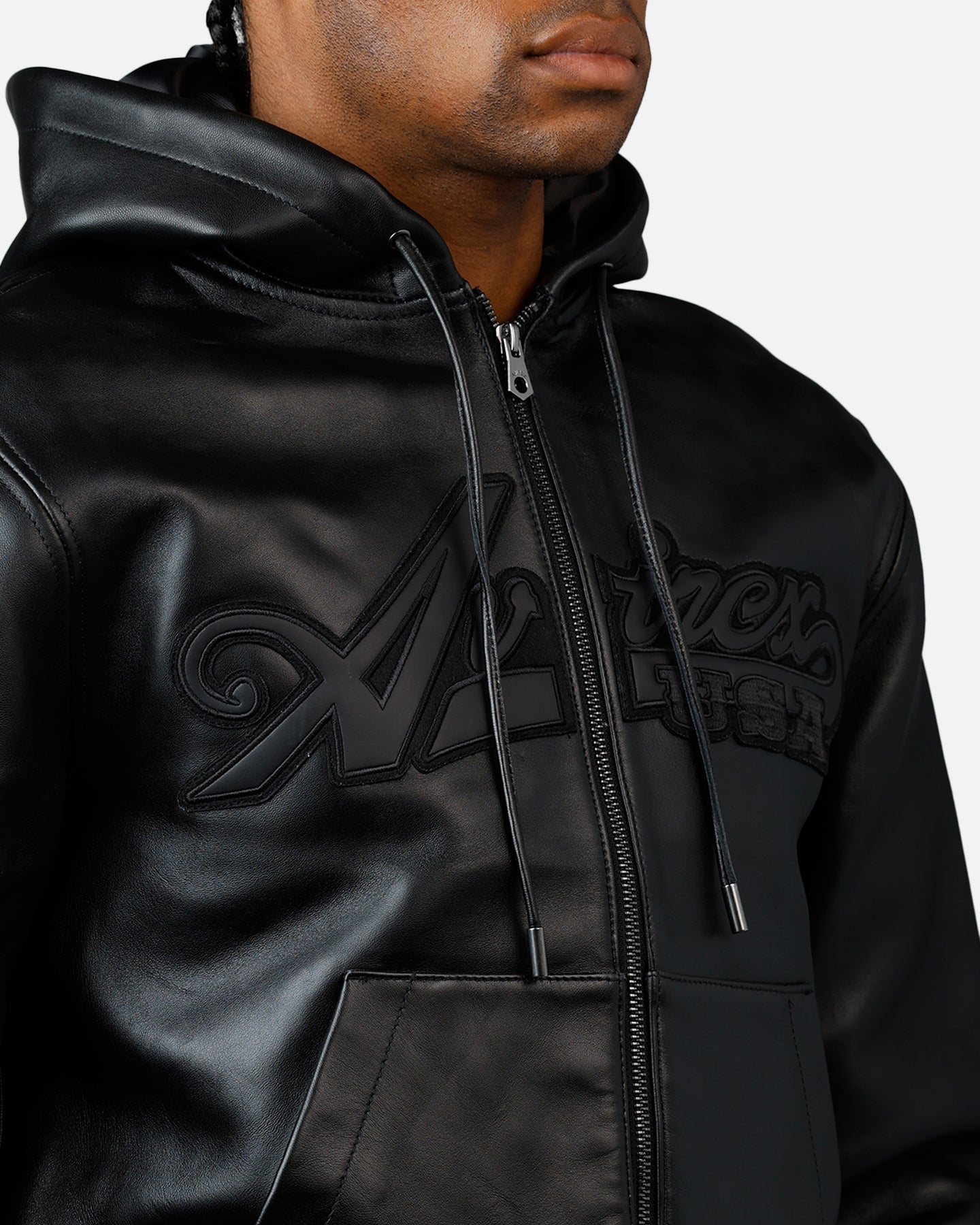 Avirex Napa Hoodie Black/Black | Culture Kings US