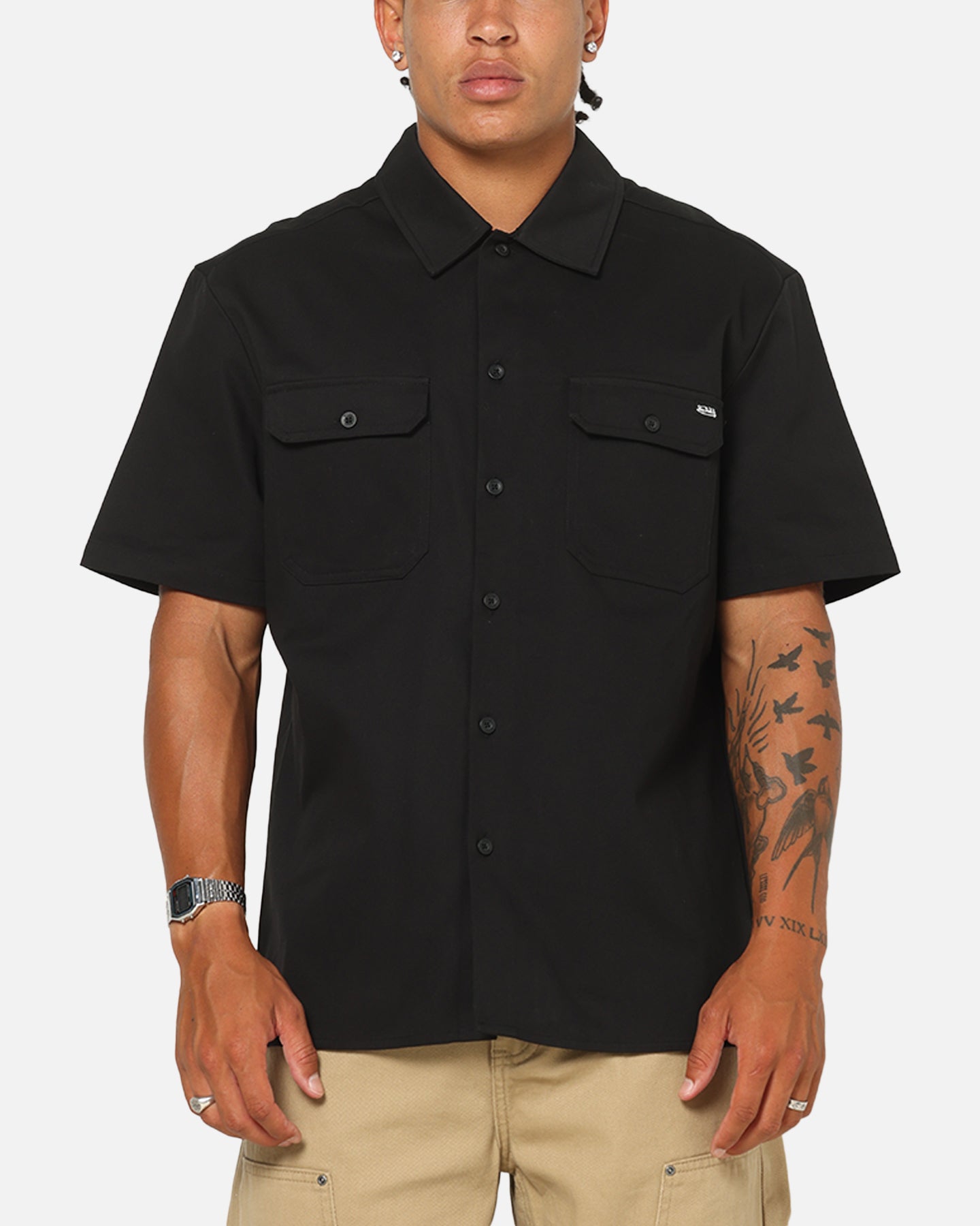 ミュージシャン buddix SS Work Shirt Black M size Supreme Michael Jackson SS Work Shirt Black Men's - SS17 - US