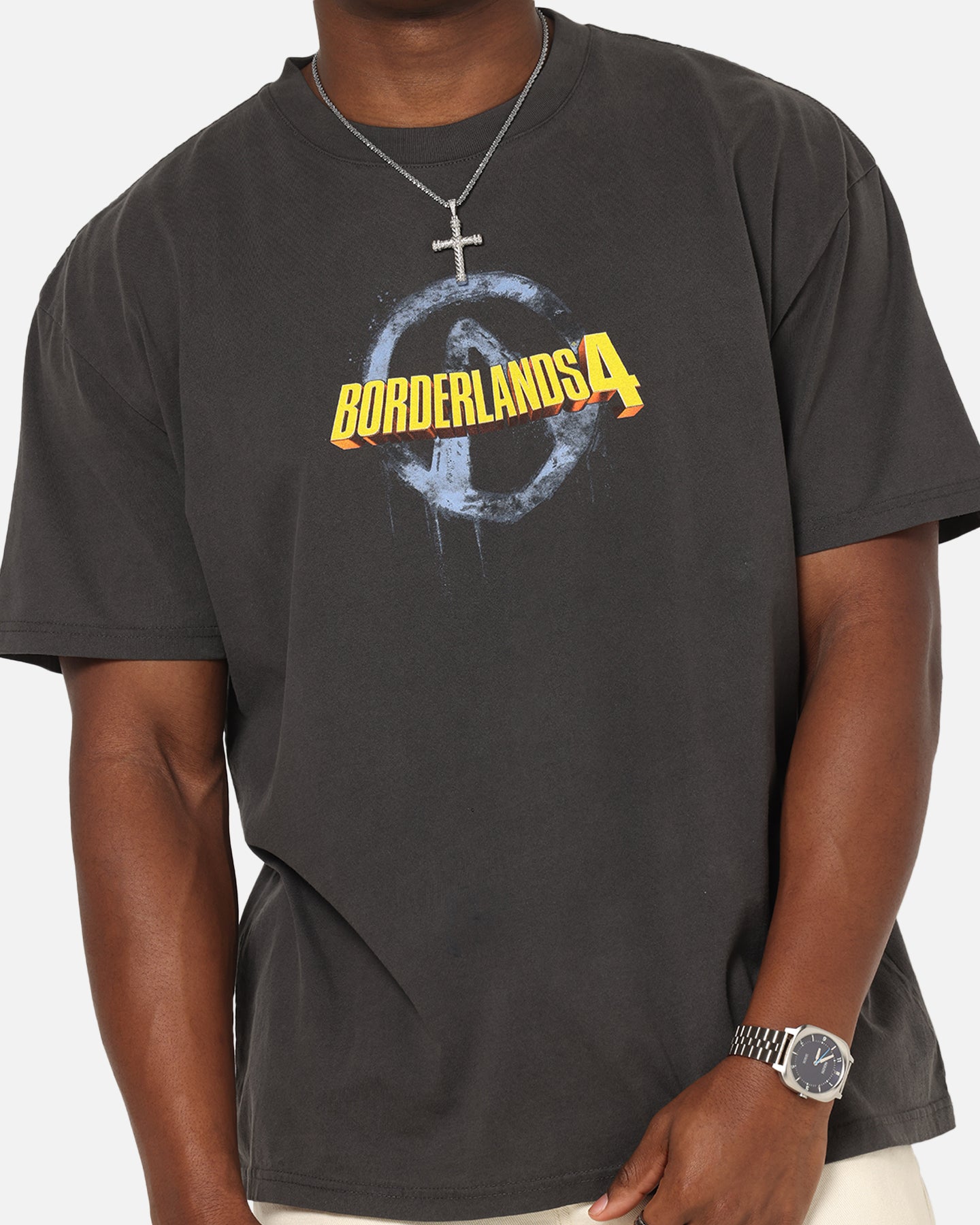 73Studio X Borderlands 4 T-Shirt Black Wash | Culture Kings US