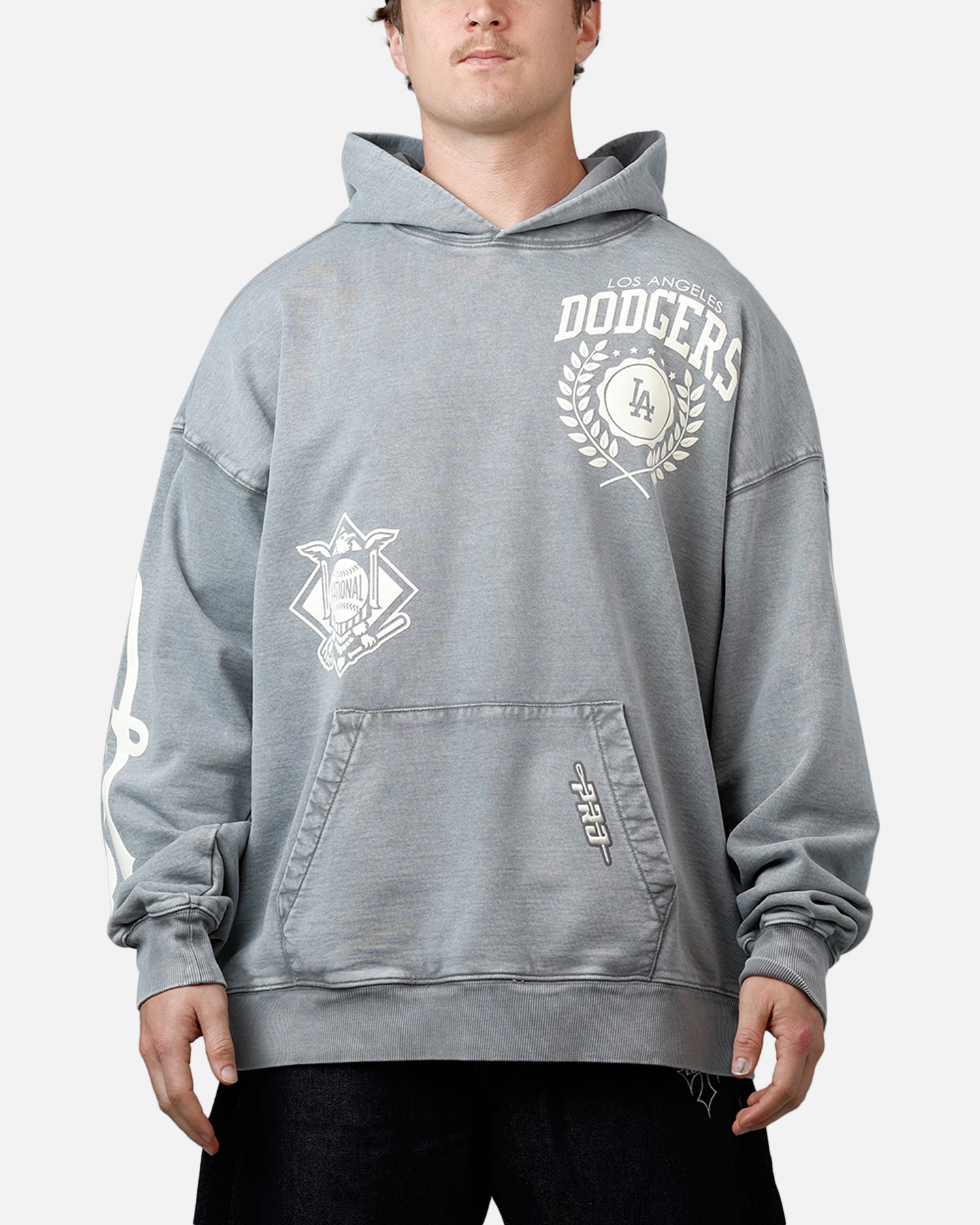 Pro Standard Los Angeles Dodgers Street Team Hoodie Grey | Culture