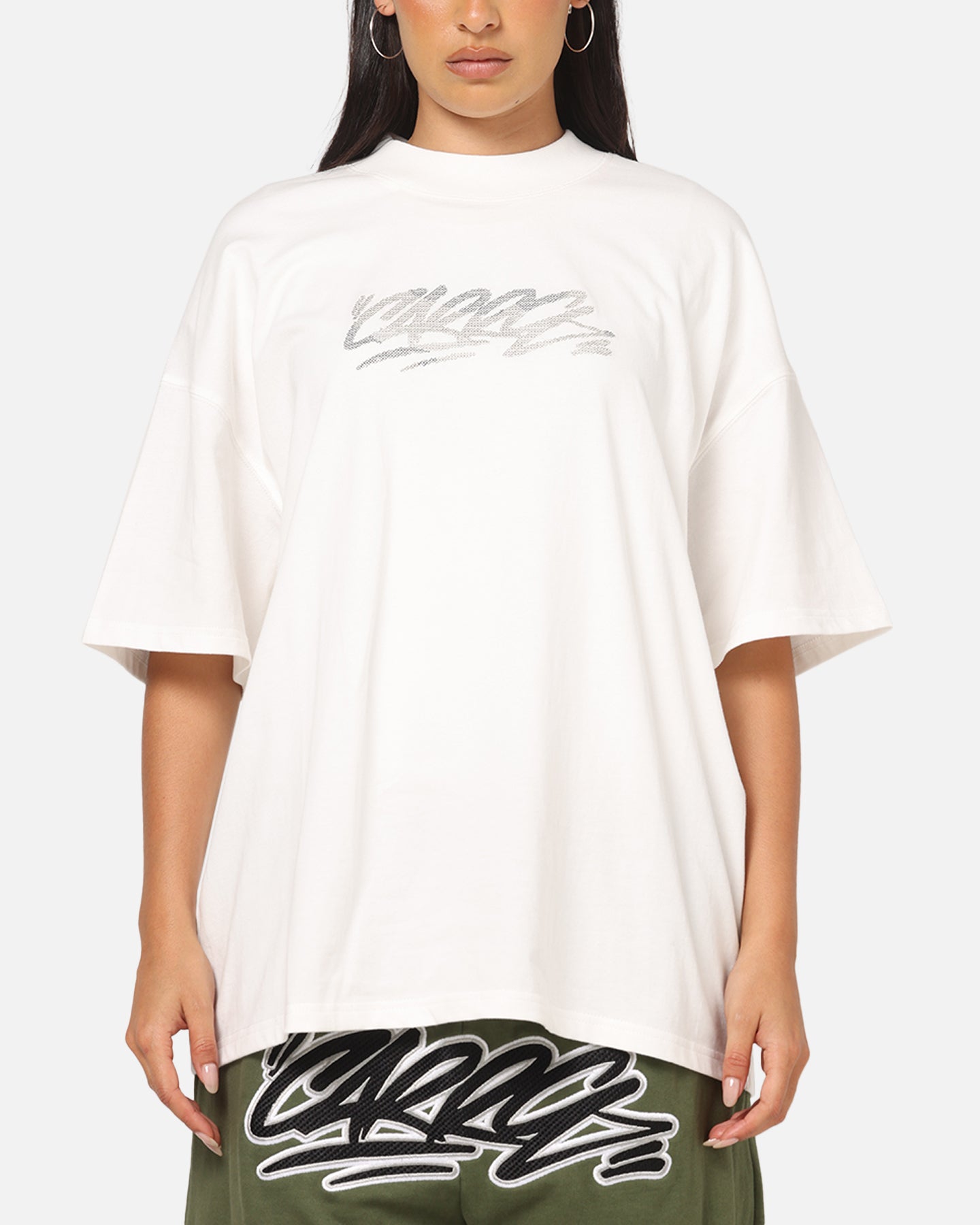 Carre Cross Stitch T-Shirt Off White | Culture Kings US