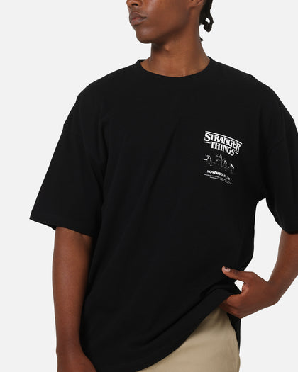 T-shirt Stranger Things Unisexe - Noir, XS, Coton, Imprimé Graphique, état Très Bon