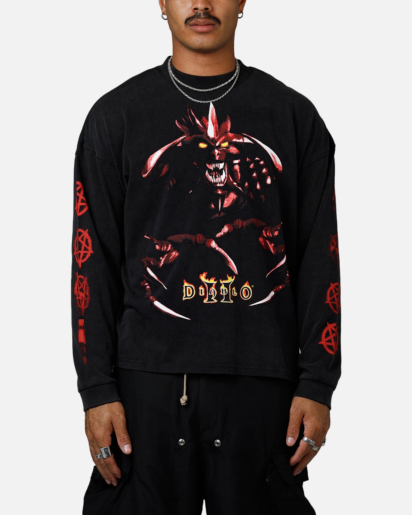73Studio X Diablo II Halloween Evil Has Survive Long Sleeve T