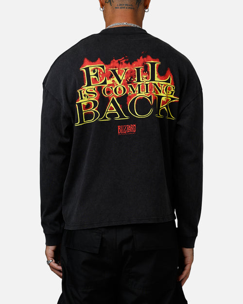 73Studio X Diablo II Halloween Evil Has Survive Long Sleeve T-Shirt Black