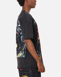 73Studio X Halo Halo 2 Masterchief Vintage T-Shirt Off Black