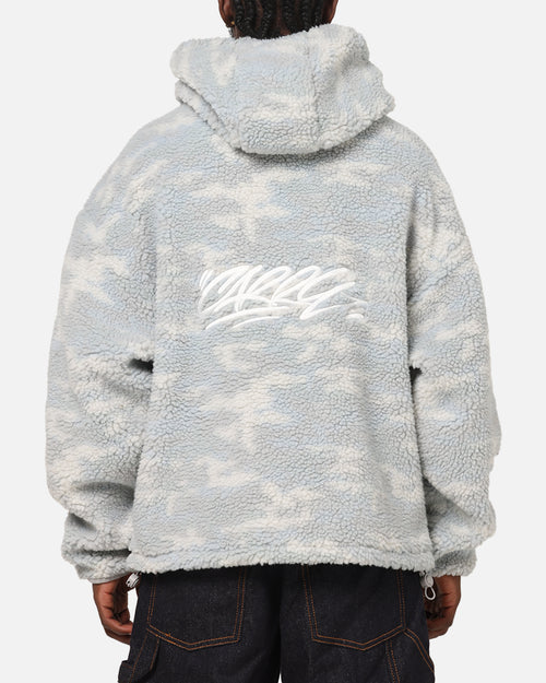 Carre Sherpa Hooded Jumper Snow Camo