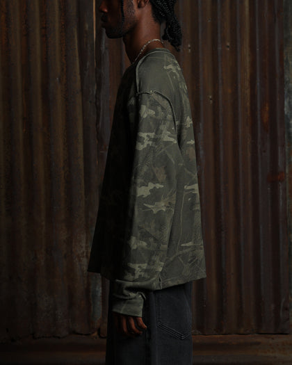 American Thrift Long Sleeve Thermal T-Shirt Camo