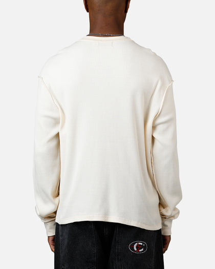American Thrift Long Sleeve Thermal T-Shirt Off White