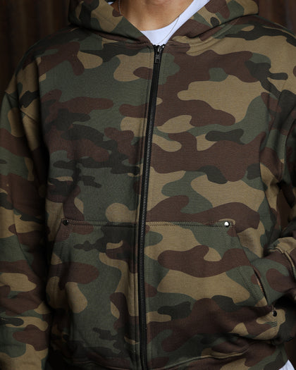 American Thrift Zip Hoodie Camo