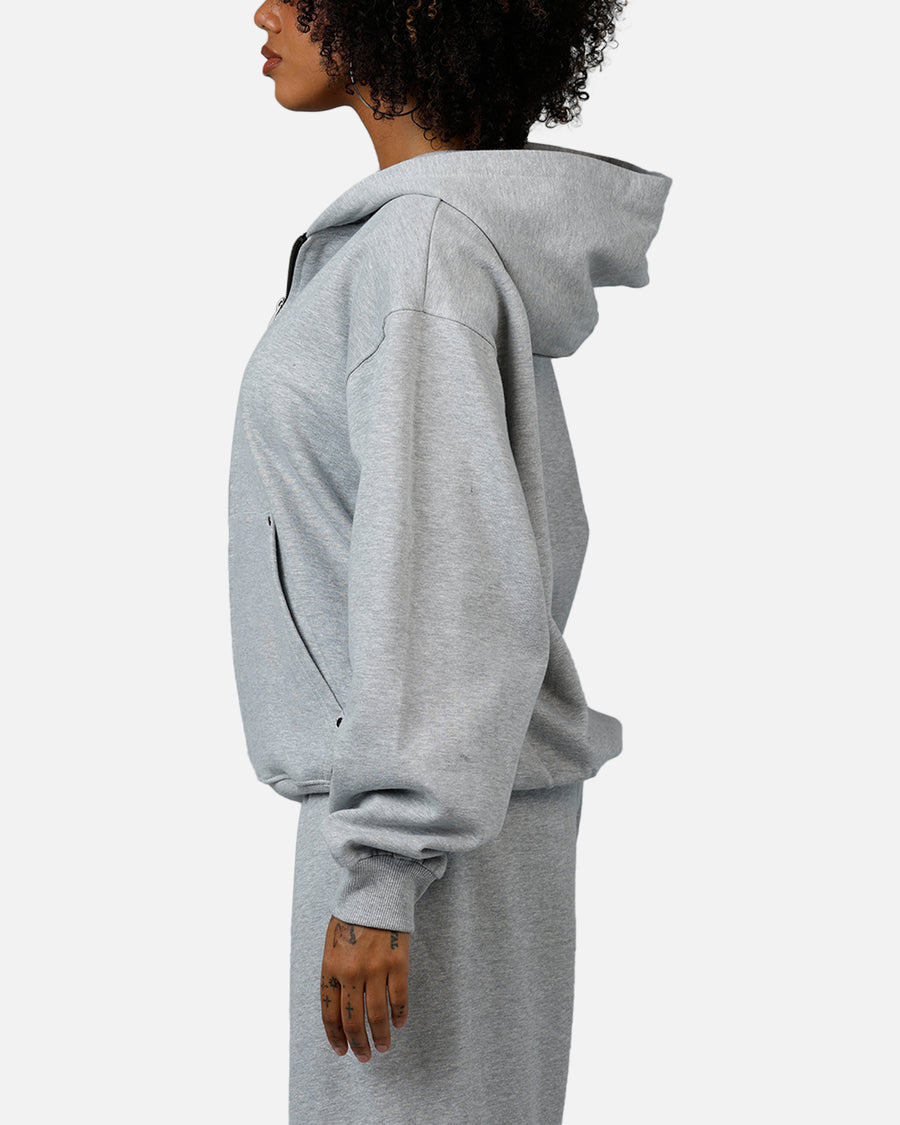 American Thrift Zip Hoodie Grey Heather Culture Kings US