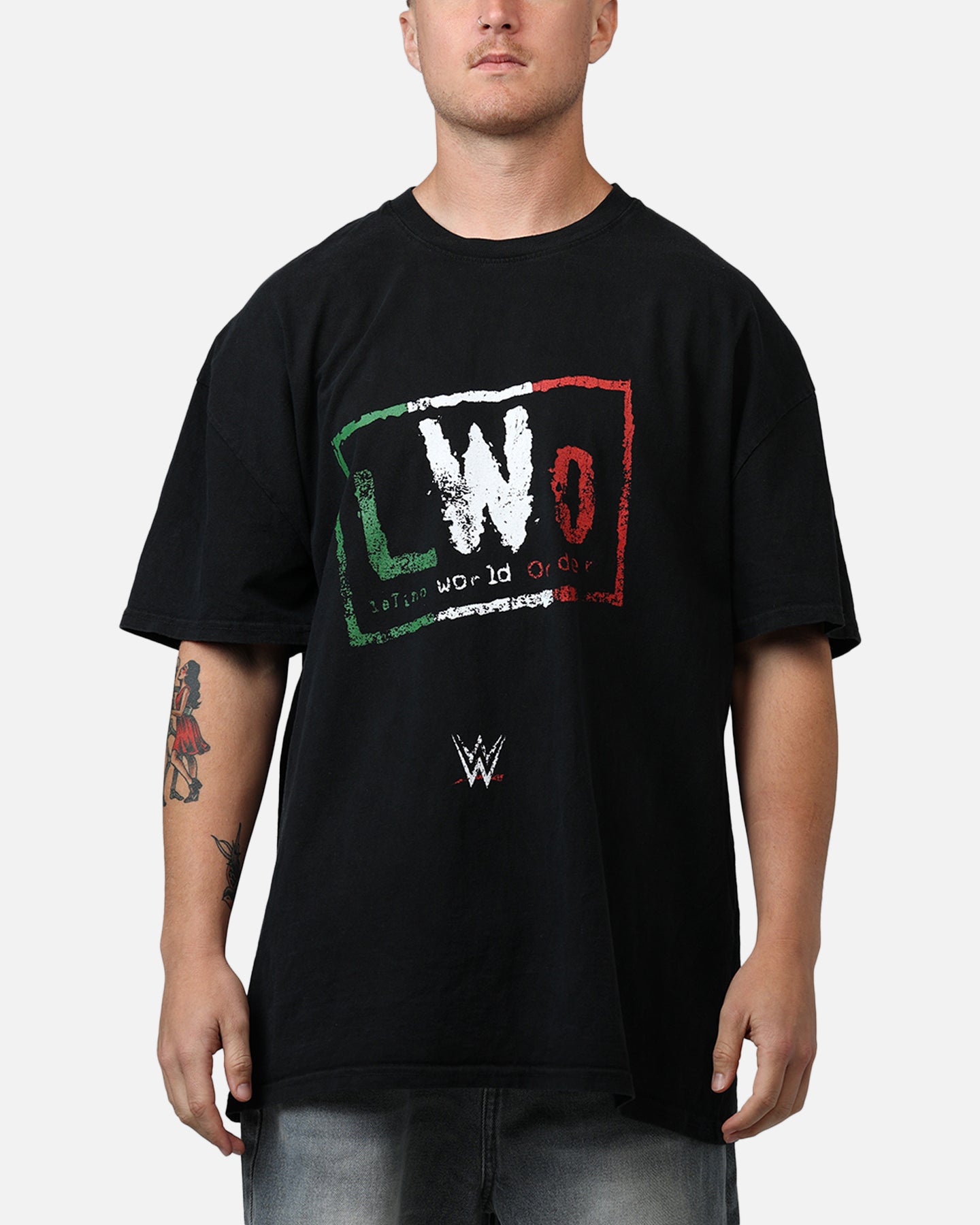 Culture Kings X WWE LWO Logo T-Shirt Black | Culture Kings US