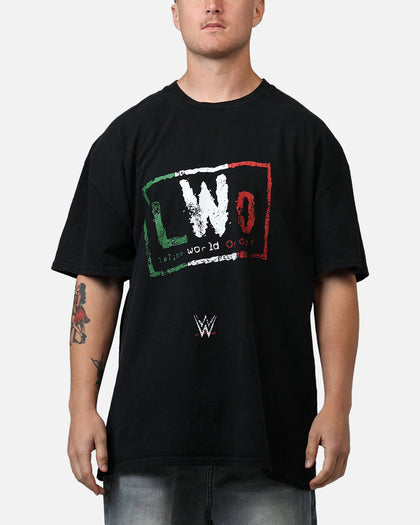 Culture Kings X WWE LWO Logo T-Shirt Black