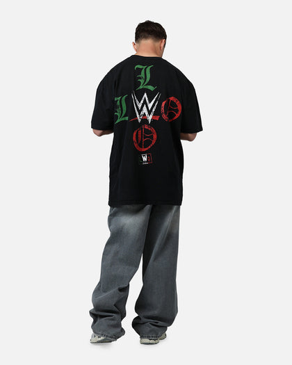 Culture Kings X WWE LWO Logo T-Shirt Black