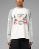 Loiter American Dream Long Sleeve T-Shirt Off White/Grey