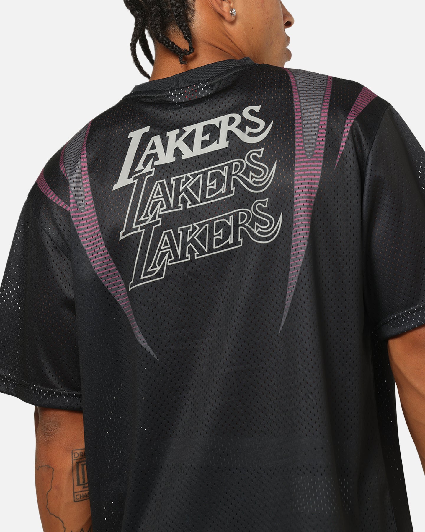 Mitchell & Ness Los Angeles Lakers Festival Jersey Black/Slate/Red