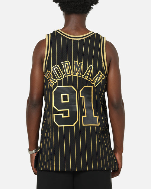 Mitchell & Ness Chicago Bulls Dennis Rodman Swing Jersey Black/Gold
