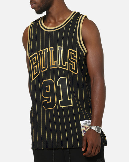 Mitchell & Ness Chicago Bulls Dennis Rodman Swing Jersey Black/Gold
