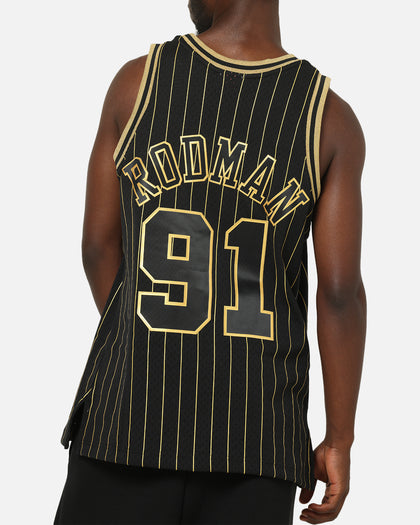 Mitchell & Ness Chicago Bulls Dennis Rodman Swing Jersey Black/Gold