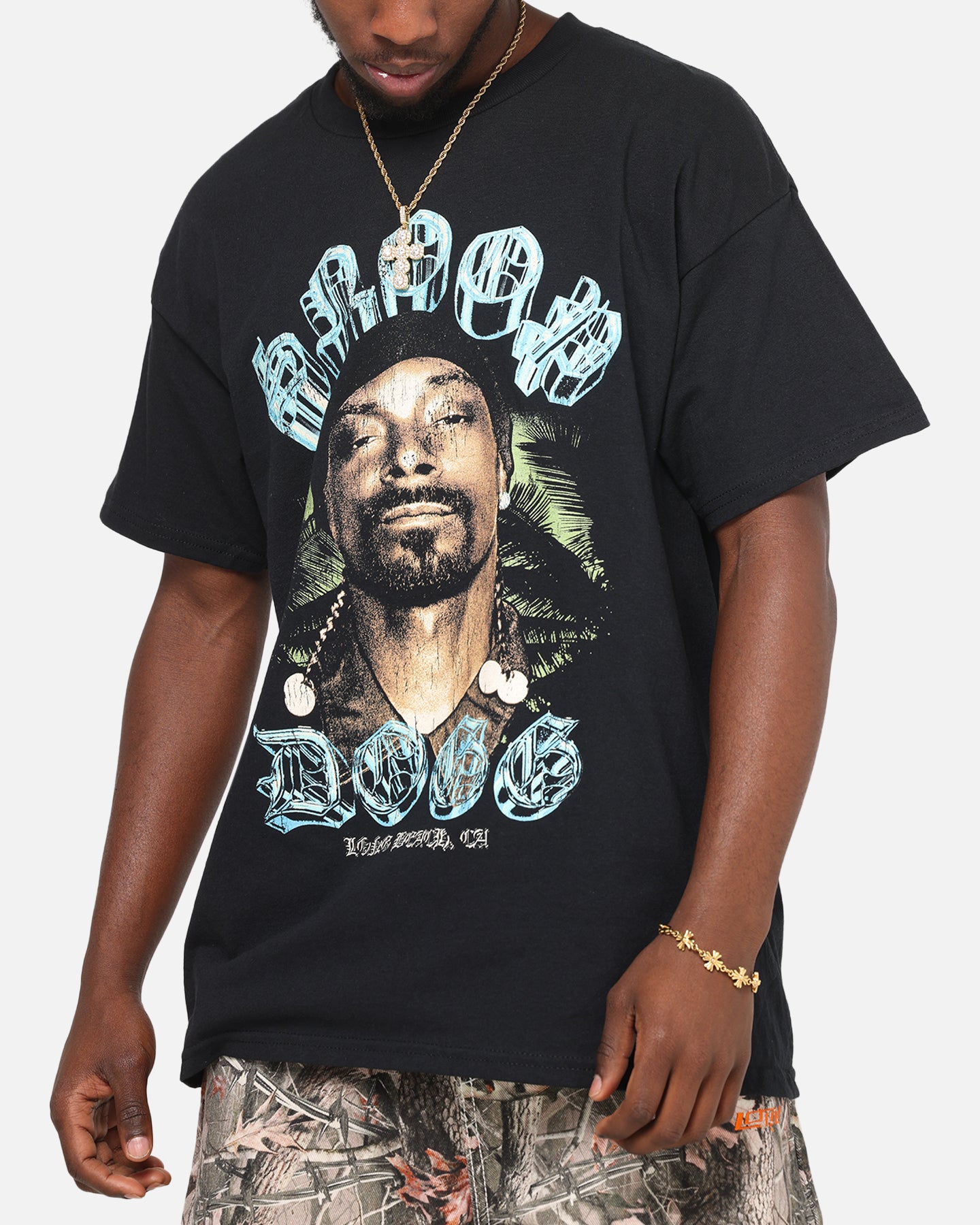 ミュージシャン Snoop Dogg Unofficial Tee / Black Snoop Doggy Dogg Black Sz Large SS Graphic Rap T-Shirt - VTG? Y2K