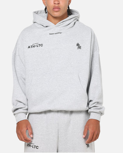 Saint Morta Athltc S2 Boxy Hoodie Grey Marle