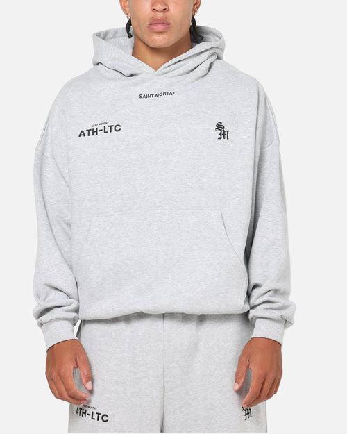 Saint Morta Athltc S2 Boxy Hoodie Grey Marle