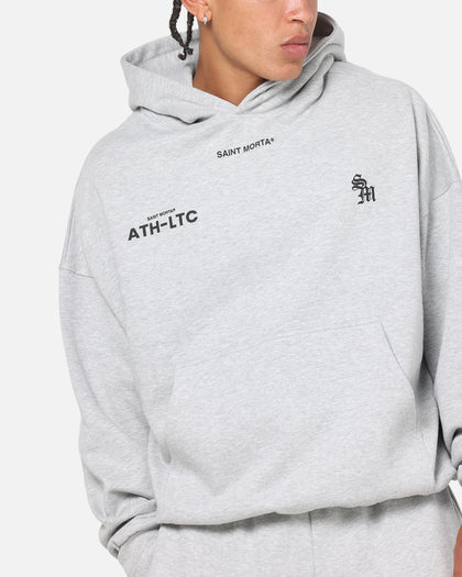 Saint Morta Athltc S2 Boxy Hoodie Grey Marle