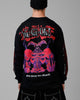 Loiter X Yu-Gi-Oh! Summoned Skull Long Sleeve T-Shirt Black