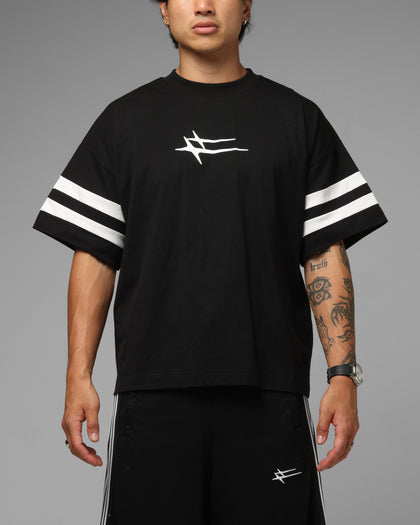 Loiter Hybrid Endzone T-Shirt Black