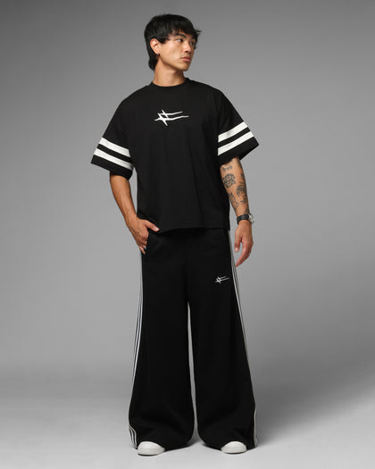 Loiter Hybrid Endzone T-Shirt Black