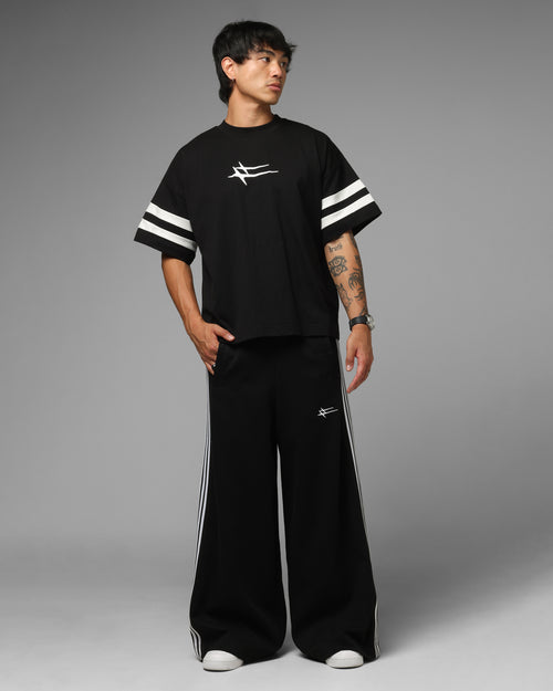 Loiter Hybrid Endzone T-Shirt Black