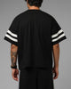 Loiter Hybrid Endzone T-Shirt Black