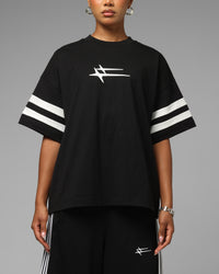 Loiter Hybrid Endzone T-Shirt Black